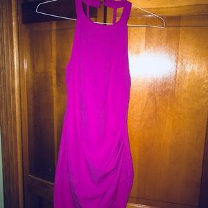 Magenta Mini Dress